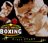 Prince Naseem Boxing (Europe) (En,Fr,De) Title Screen